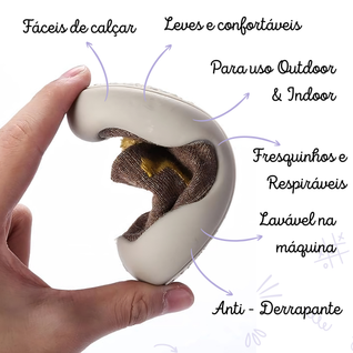 Sapatinhos Ondas - Auxiliam os primeiros passos & Aceleram aprendizagem