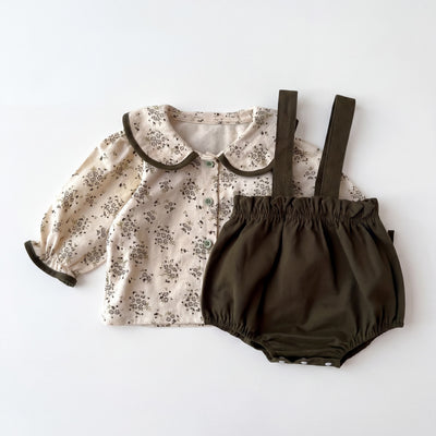 Conjunto Alice - Blusa & Jardineiras