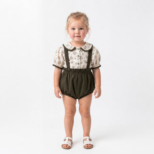 Conjunto Alice - Blusa & Jardineiras