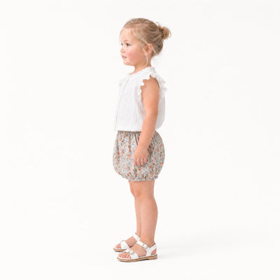 Conjunto Flores - Blusa & Calções