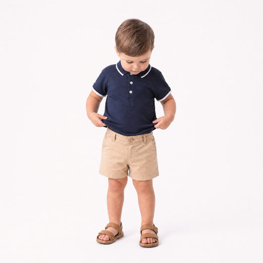Conjunto Navy - Polo & Calções